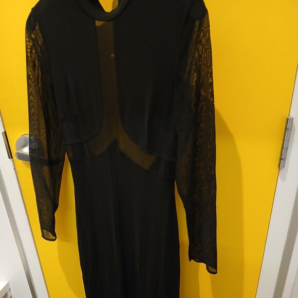 Escada Long Couture Black Dress - Picture 3 of 9